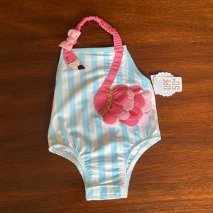 mud pie flamingo one piece